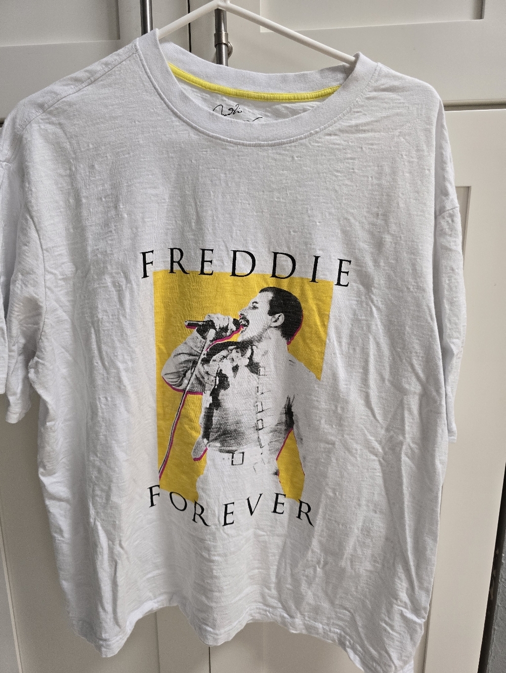 Freddie (MercuryQueen) Forever White T-Shirt Size Large **official merch**